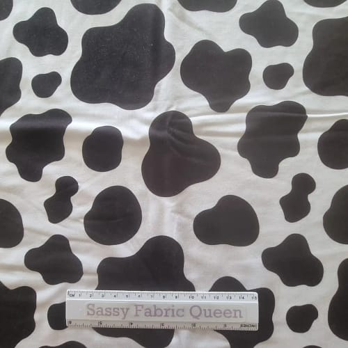 Cowhide, B&W LRG - Bamboo Lycra