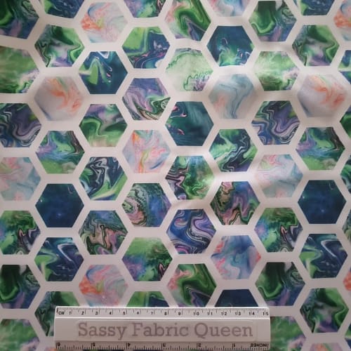 Geohex, Grn Marble - PUL